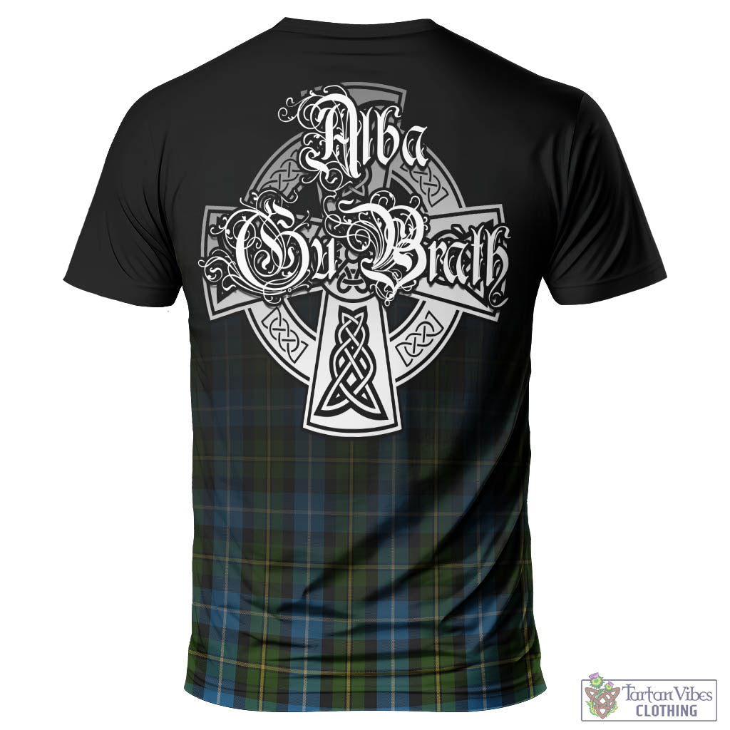 Tartan Vibes Clothing MacNeil of Barra Tartan T-Shirt Featuring Alba Gu Brath Family Crest Celtic Inspired