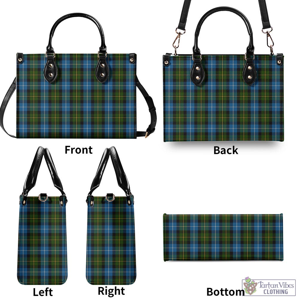 Tartan Vibes Clothing MacNeil of Barra Tartan Luxury Leather Handbags