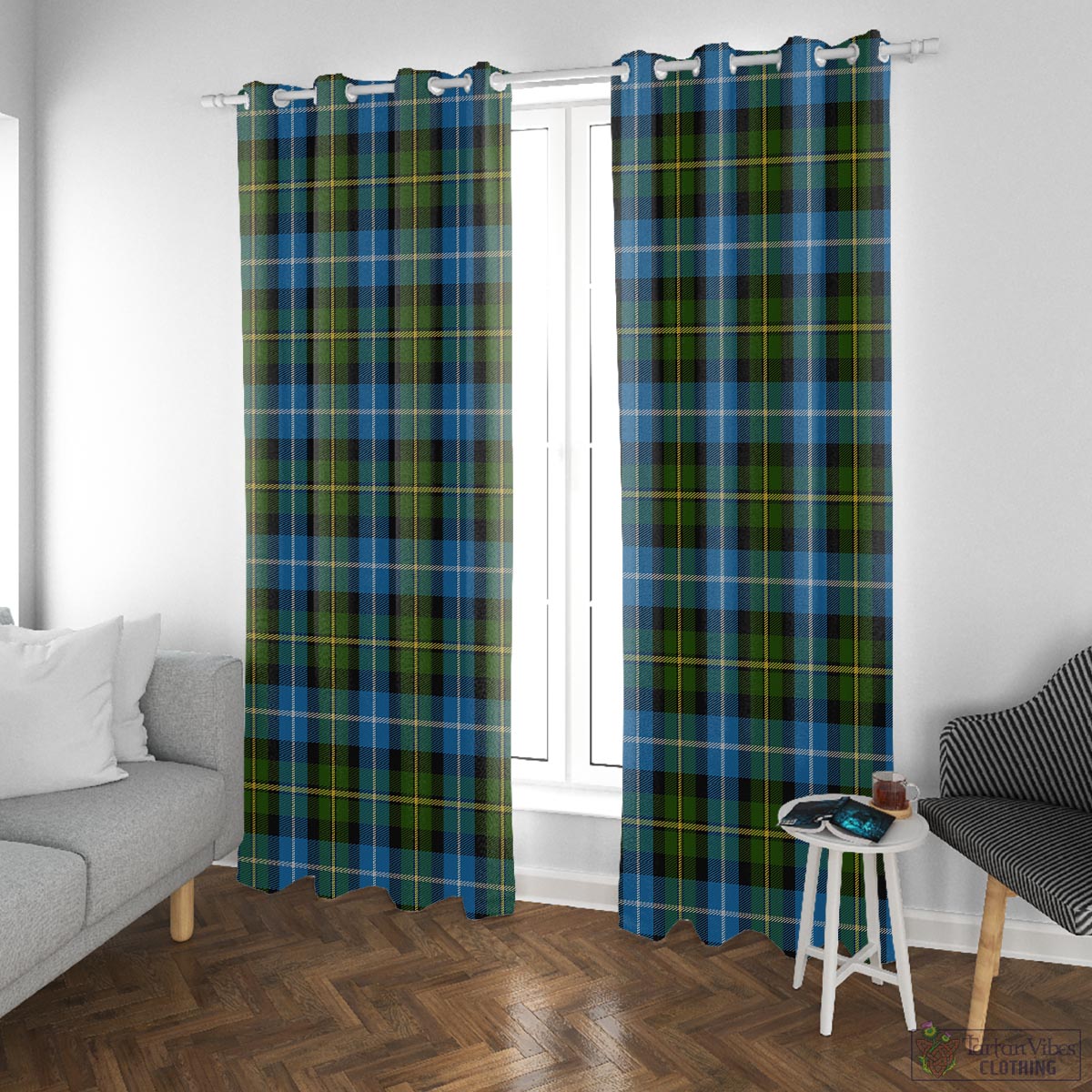 MacNeil of Barra Tartan Window Curtain