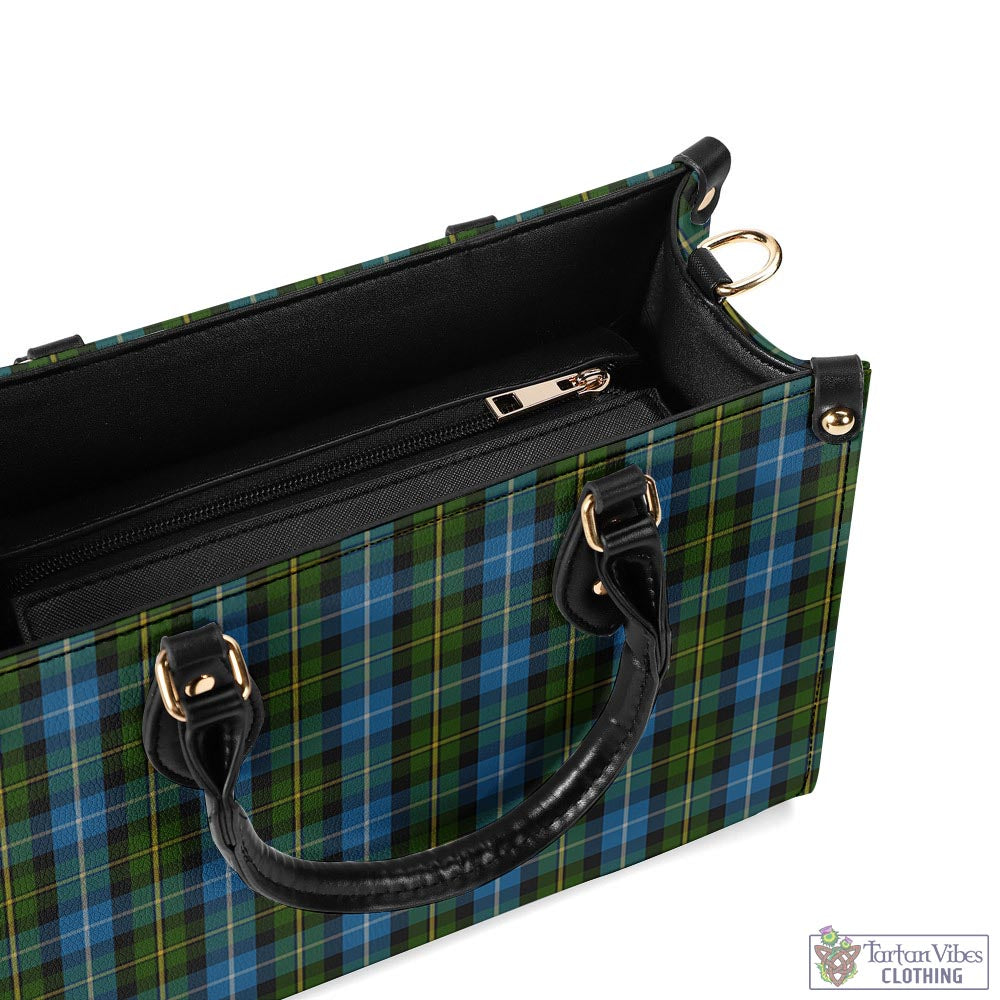 Tartan Vibes Clothing MacNeil of Barra Tartan Luxury Leather Handbags