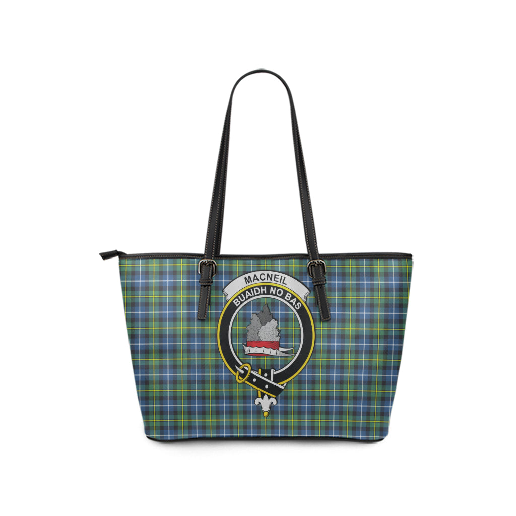 macneil-of-barra-ancient-tartan-leather-tote-bag-with-family-crest