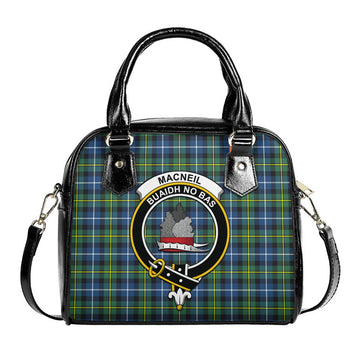 MacNeil of Barra Ancient Tartan Shoulder Handbags with Family Crest