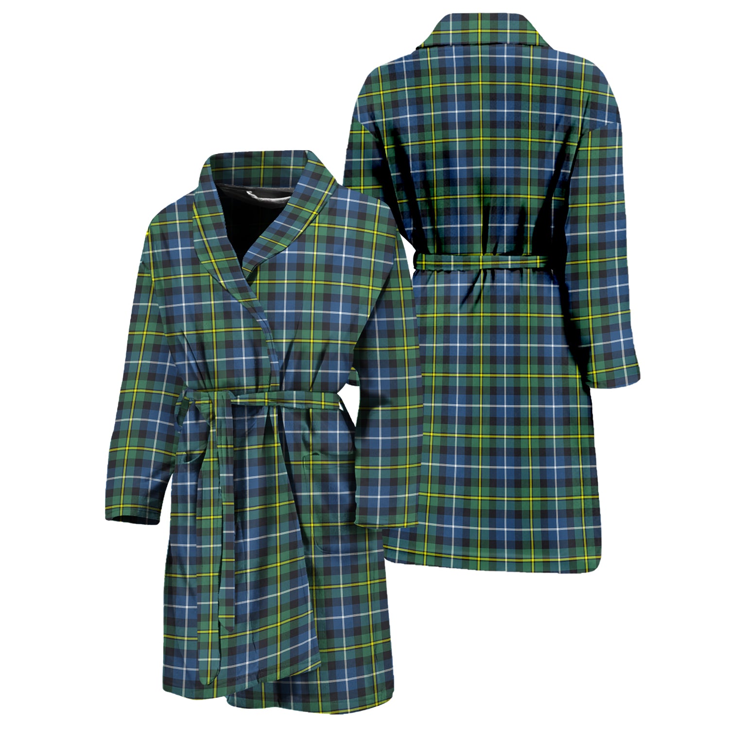 MacNeil of Barra Ancient Tartan Bathrobe Unisex M - Tartan Vibes Clothing