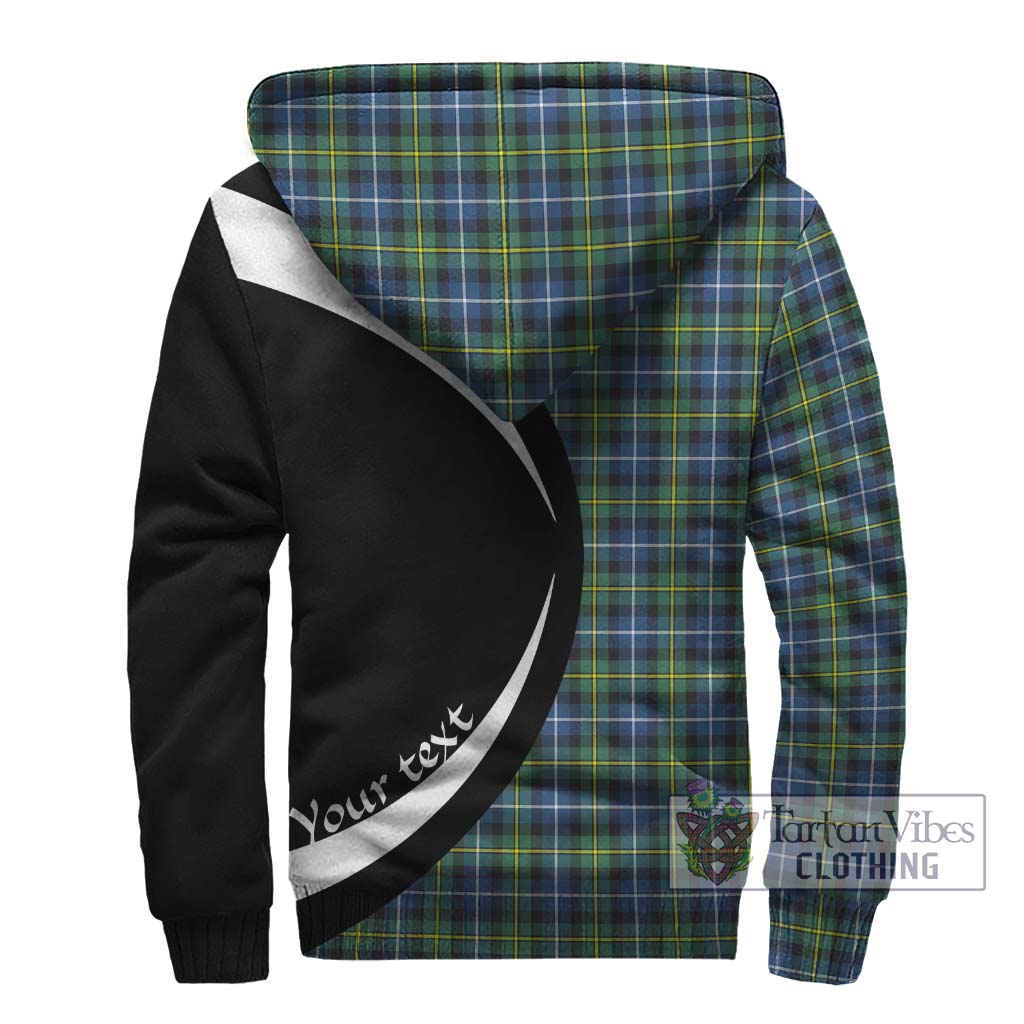 MacNeil of Barra Ancient Tartan Sherpa Hoodie with Family Crest Circle Style - Tartan Vibes Clothing