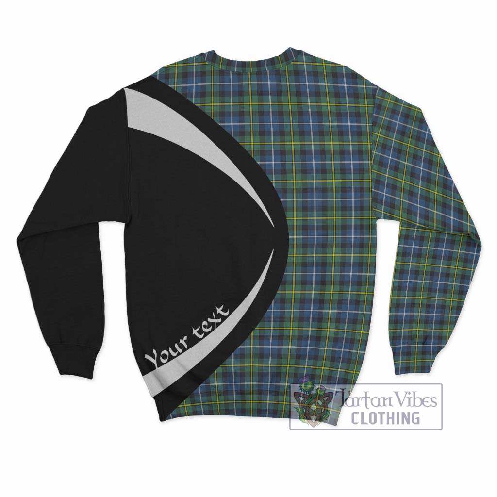 MacNeil of Barra Ancient Tartan Sweatshirt with Family Crest Circle Style - Tartan Vibes Clothing