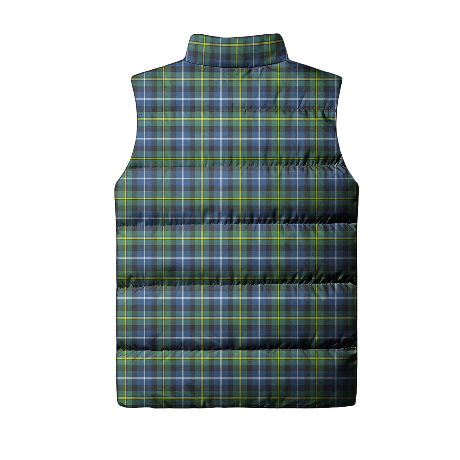 MacNeil of Barra Ancient Tartan Sleeveless Puffer Jacket with Family Crest - Tartanvibesclothing