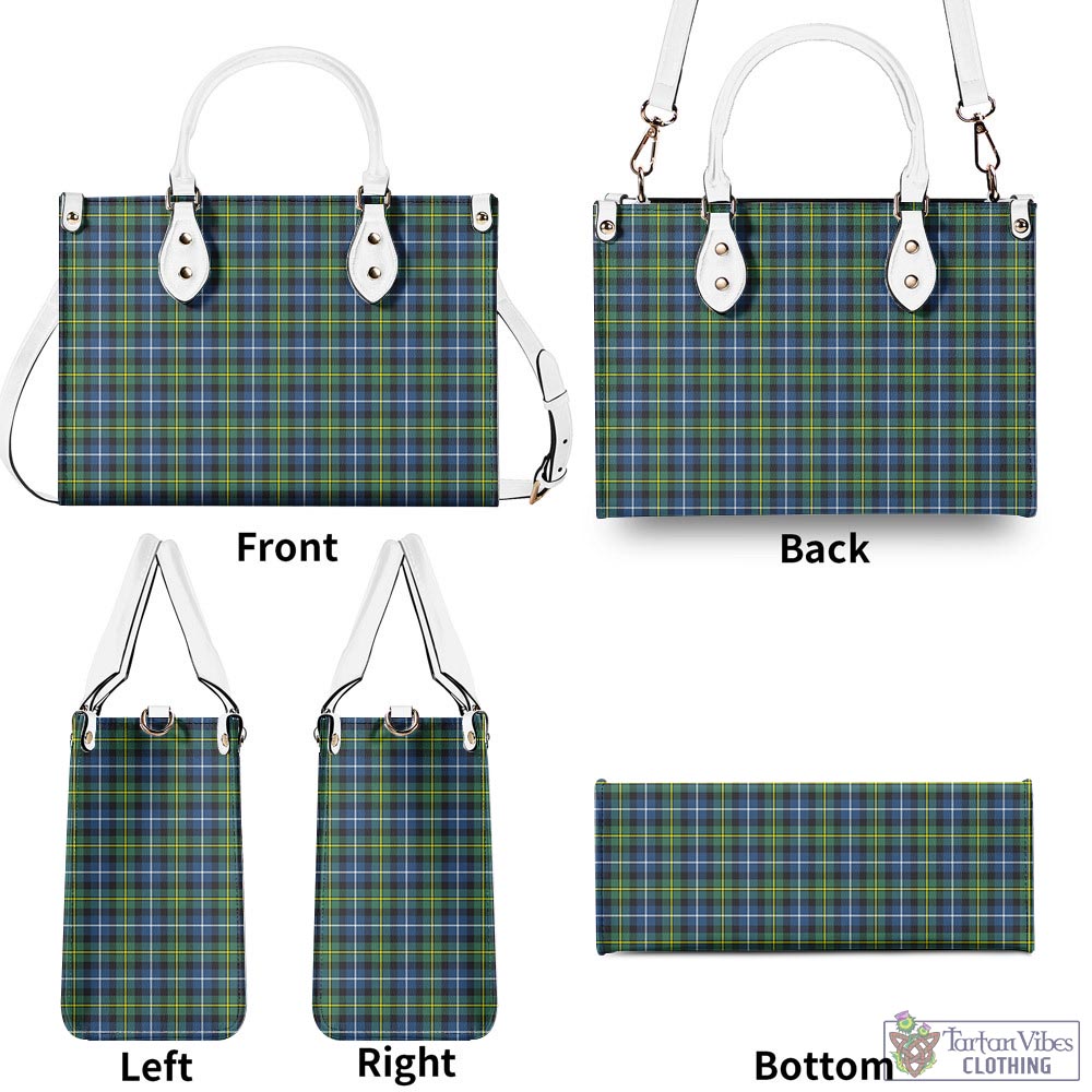 Tartan Vibes Clothing MacNeil of Barra Ancient Tartan Luxury Leather Handbags