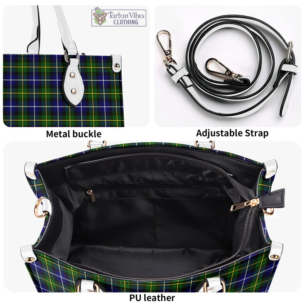 Tartan Vibes Clothing MacNeil of Barra Modern Tartan Luxury Leather Handbags