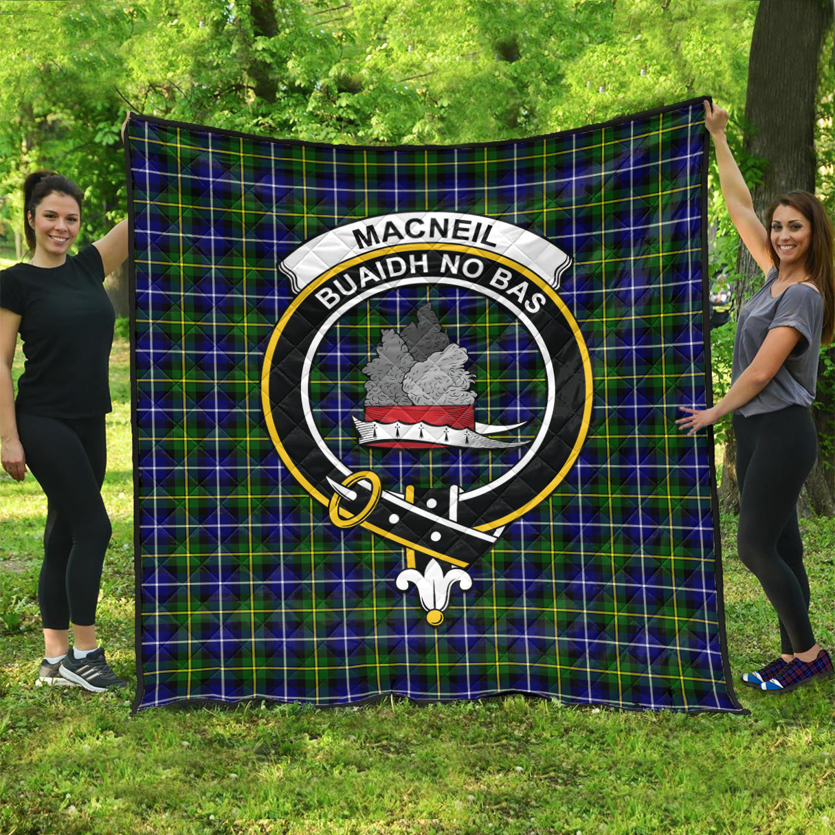 macneil-of-barra-modern-tartan-quilt-with-family-crest