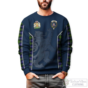 MacNeil of Barra Modern Tartan Sweater with Family Crest and Lion Rampant Vibes Sport Style