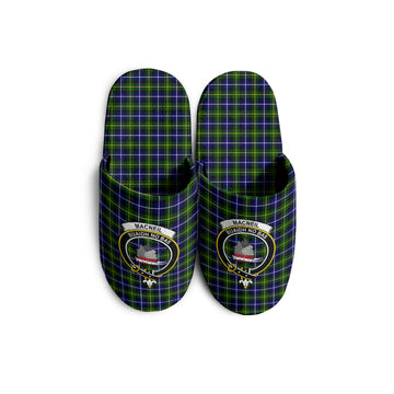 MacNeil of Barra Modern Tartan Home Slippers with Family Crest