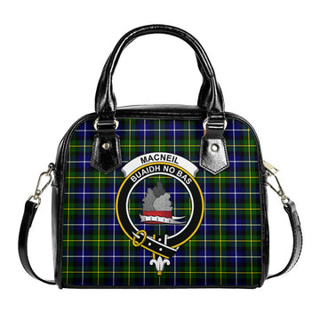 MacNeil of Barra Modern Tartan Shoulder Handbags with Family Crest