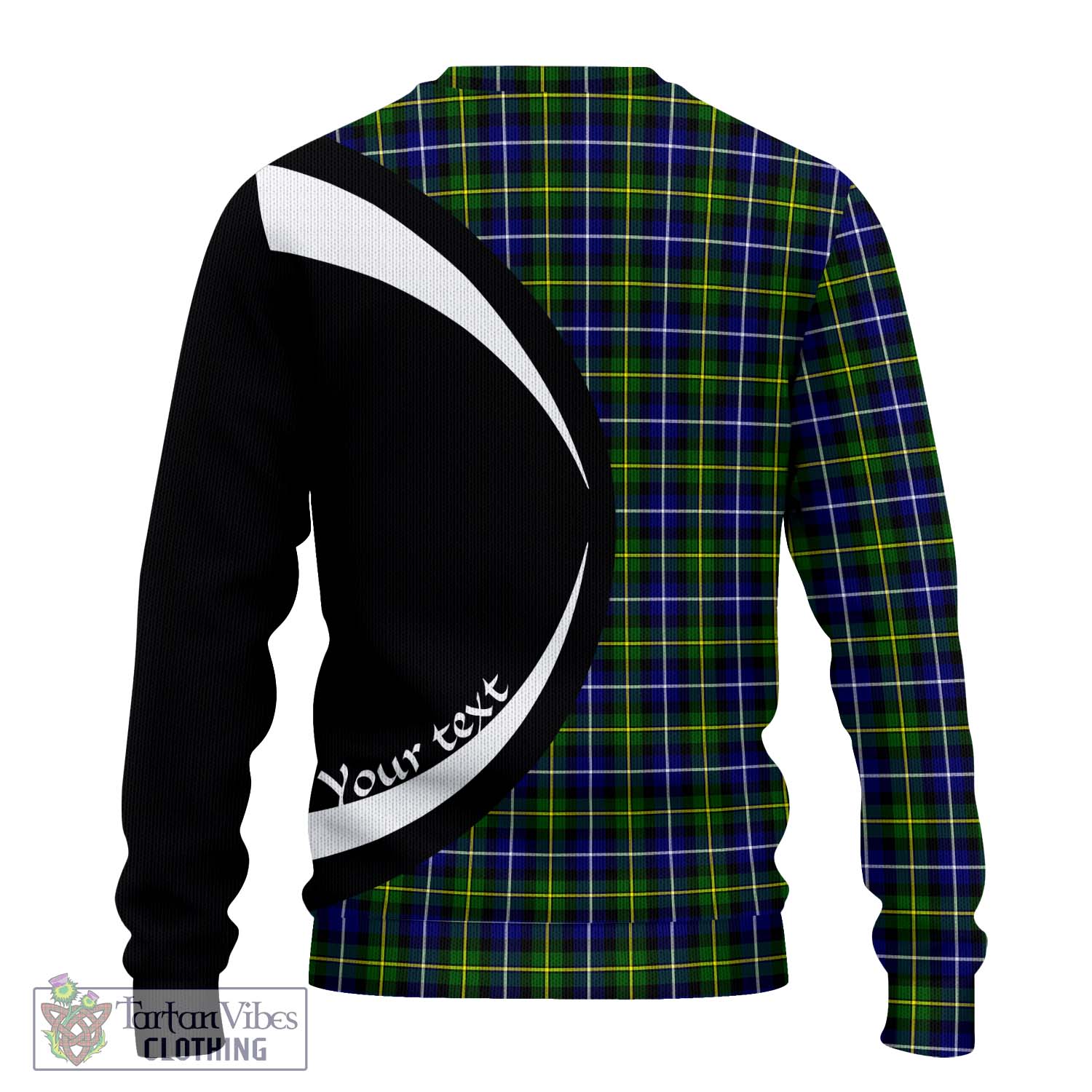 MacNeil of Barra Modern Tartan Knitted Sweater with Family Crest Circle Style - Tartan Vibes Clothing