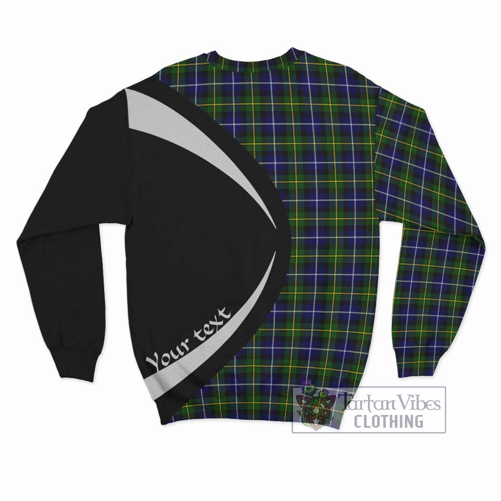 MacNeil of Barra Modern Tartan Sweatshirt with Family Crest Circle Style - Tartan Vibes Clothing