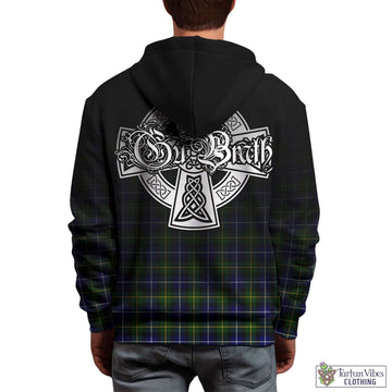 MacNeil of Barra Modern Tartan Hoodie Featuring Alba Gu Brath Family Crest Celtic Inspired