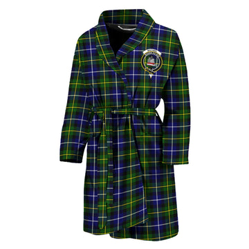 MacNeil of Barra Modern Tartan Bathrobe with Family Crest