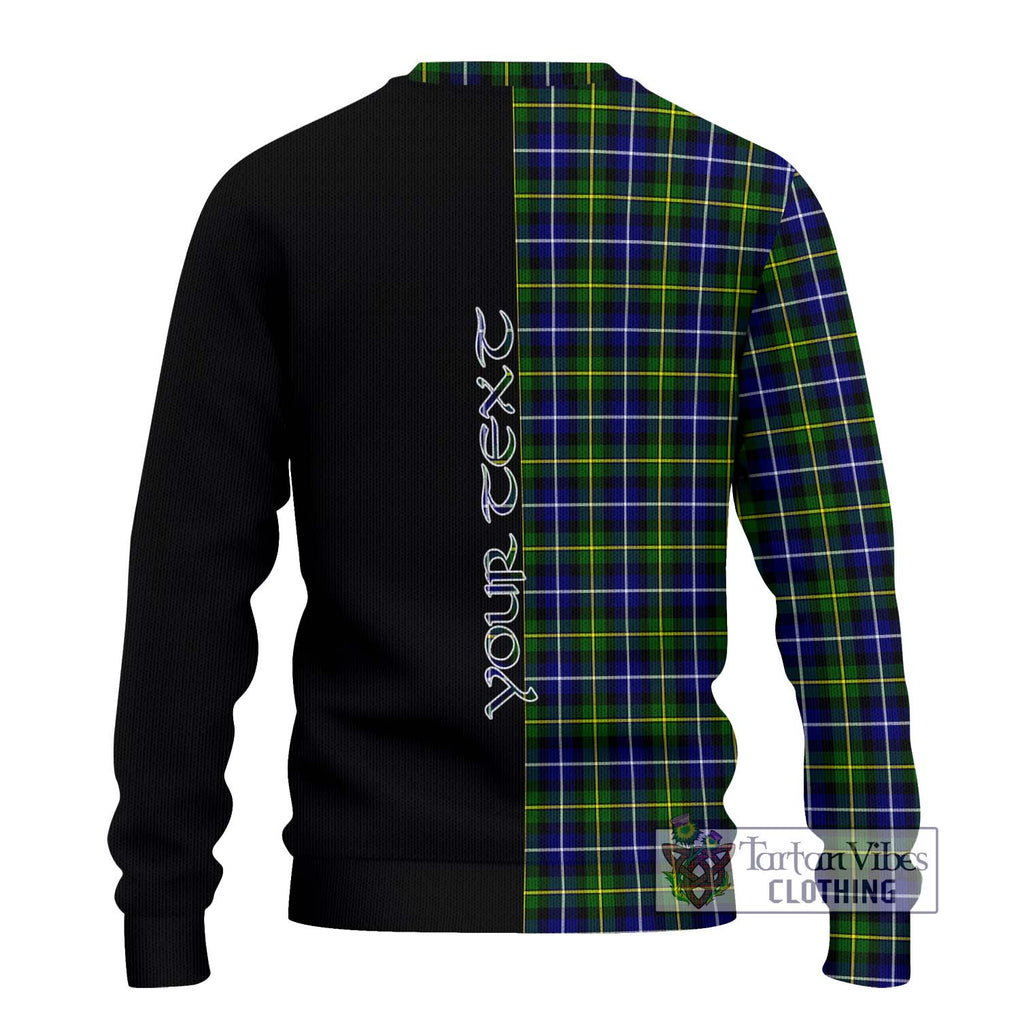 MacNeil of Barra Modern Tartan Knitted Sweater with Family Crest and Half Of Me Style - Tartanvibesclothing Shop