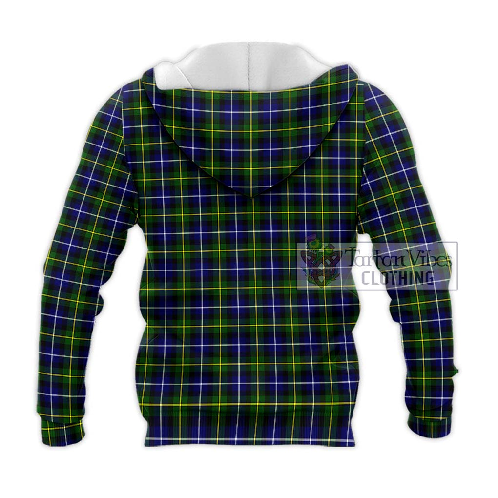 MacNeil of Barra Modern Tartan Knitted Hoodie with Family Crest DNA In Me Style - Tartanvibesclothing Shop