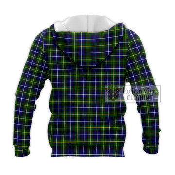 MacNeil of Barra Modern Tartan Knitted Hoodie with Family Crest DNA In Me Style