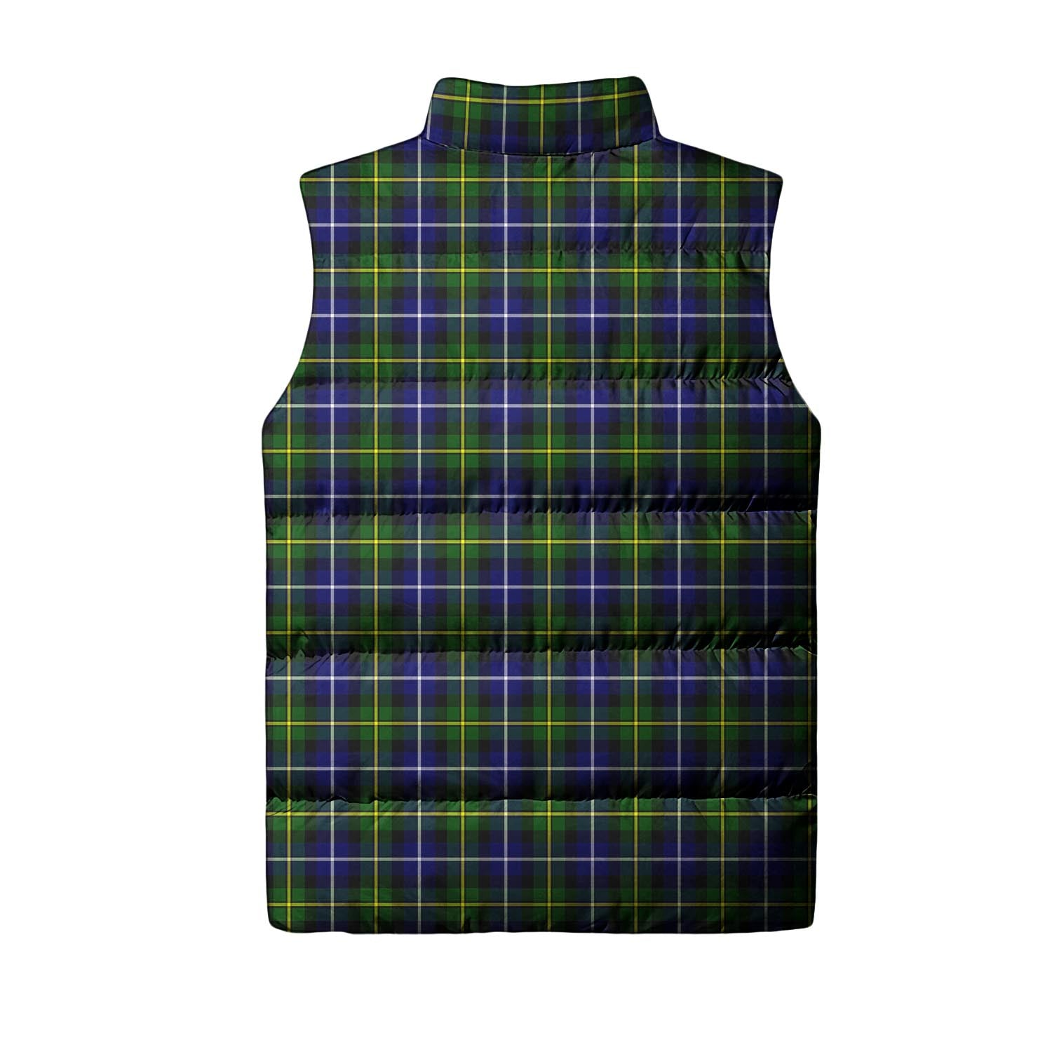 MacNeil of Barra Modern Tartan Sleeveless Puffer Jacket with Family Crest - Tartanvibesclothing