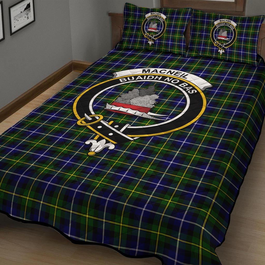 MacNeil of Barra Modern Tartan Quilt Bed Set with Family Crest - Tartan Vibes Clothing