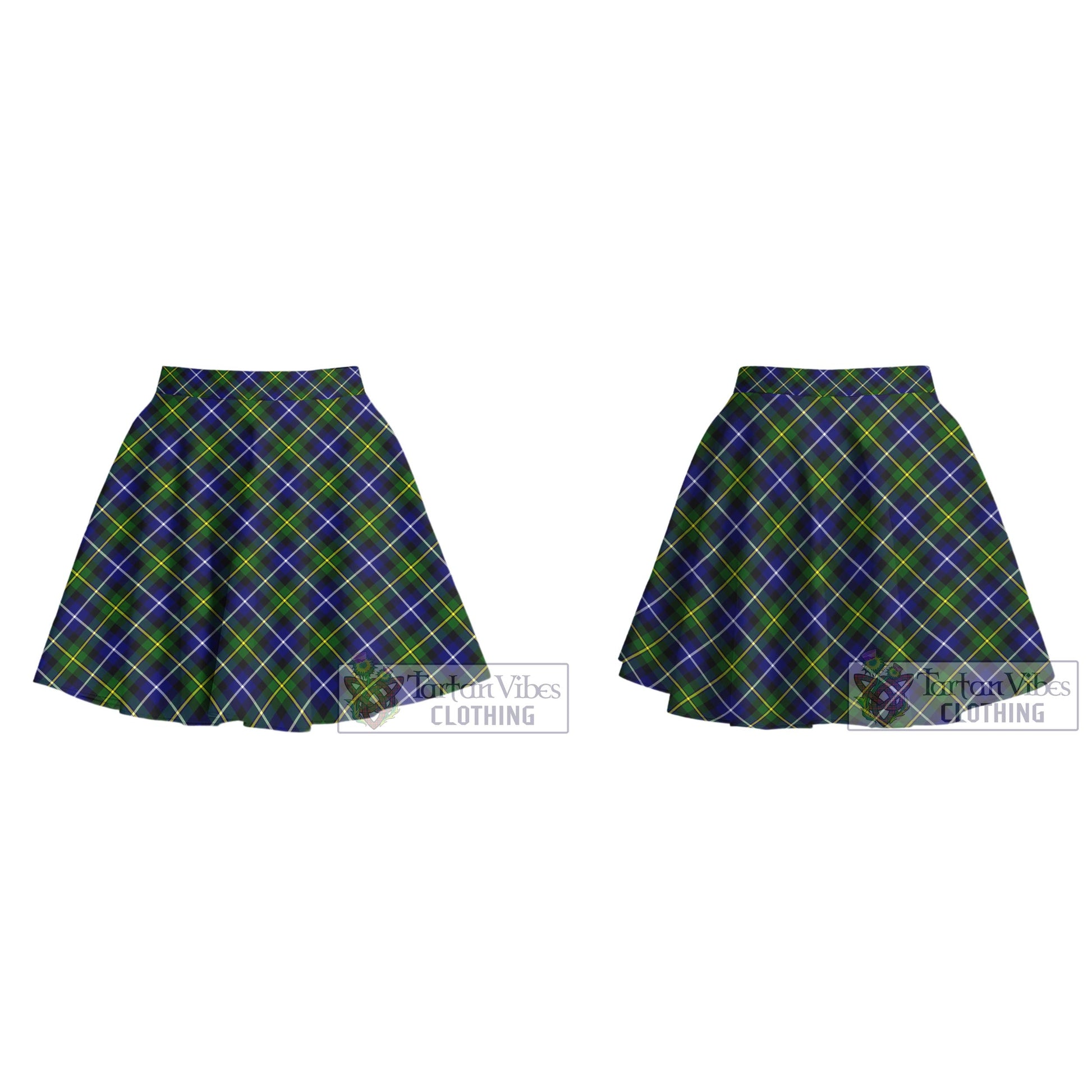 Tartan Vibes Clothing MacNeil of Barra Modern Tartan Women's Plated Mini Skirt