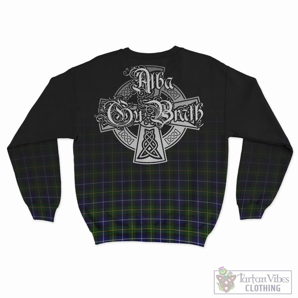 Tartan Vibes Clothing MacNeil of Barra Modern Tartan Sweatshirt Featuring Alba Gu Brath Family Crest Celtic Inspired