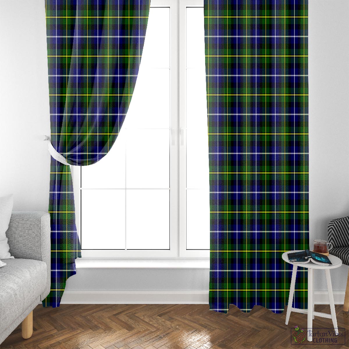 MacNeil of Barra Modern Tartan Window Curtain