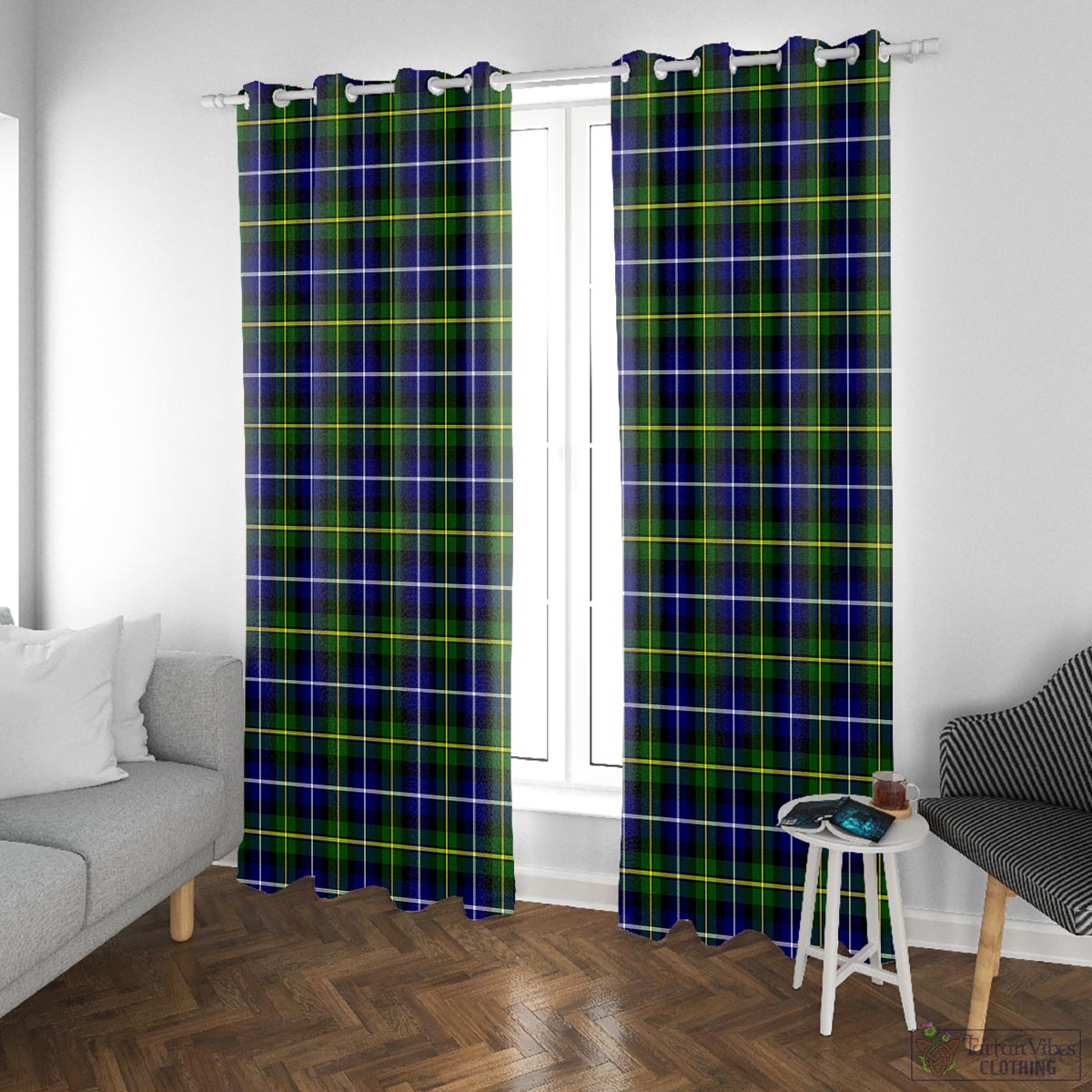 MacNeil of Barra Modern Tartan Window Curtain