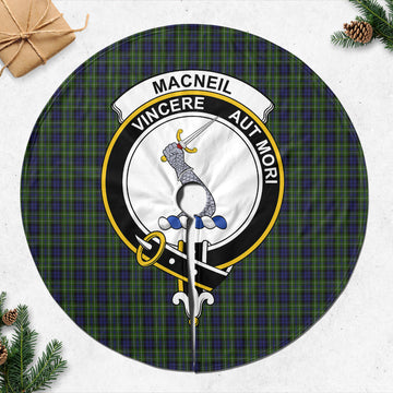 MacNeil of Colonsay Tartan Christmas Tree Skirt with Family Crest