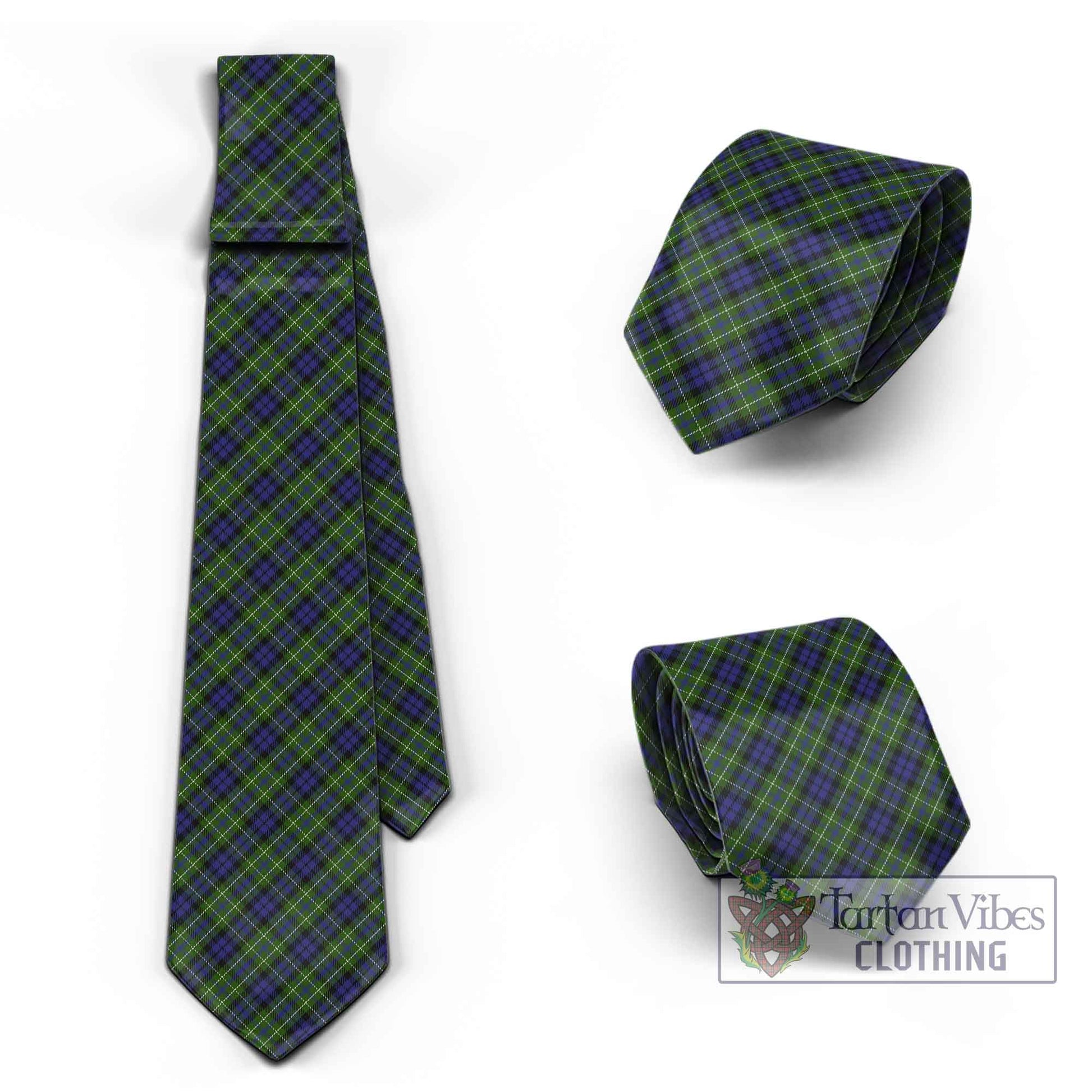 Tartan Vibes Clothing MacNeil of Colonsay Tartan Classic Necktie Cross Style