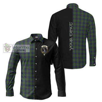 MacNeil of Colonsay Tartan Long Sleeve Button Shirt with Family Crest and Half Of Me Style