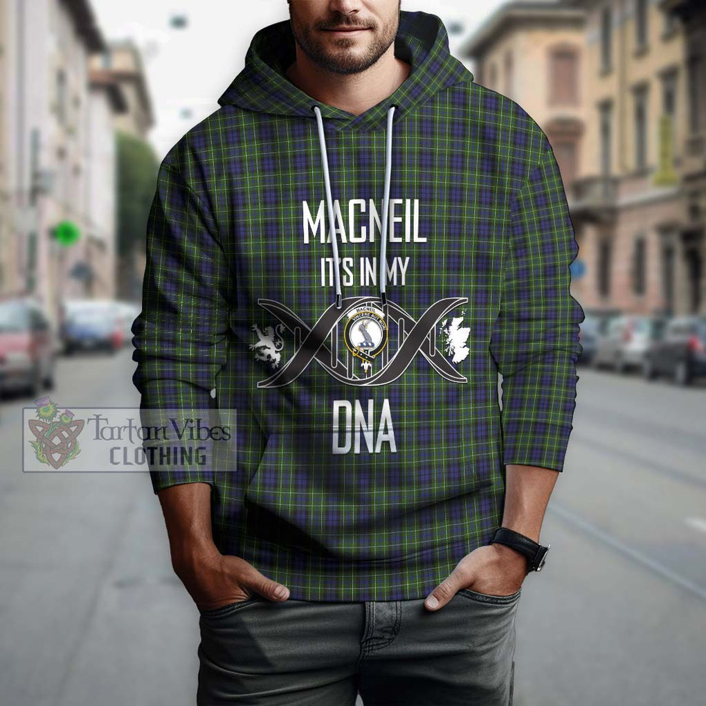 MacNeil of Colonsay Tartan Hoodie with Family Crest DNA In Me Style Pullover Hoodie - Tartanvibesclothing Shop