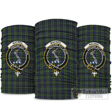 MacNeil of Colonsay Tartan Neck Gaiters, Tartan Bandanas, Tartan Head Band with Family Crest