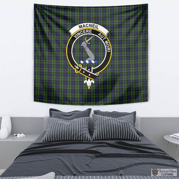 MacNeil of Colonsay Tartan Tapestry Wall Hanging and Home Decor for Room with Family Crest