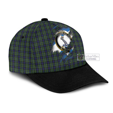 MacNeil of Colonsay Tartan Classic Cap with Family Crest In Me Style