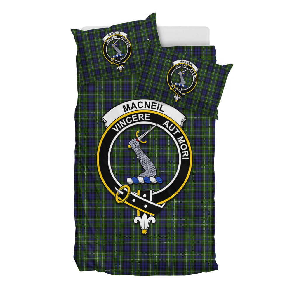 MacNeil of Colonsay Tartan Bedding Set with Family Crest - Tartan Vibes Clothing