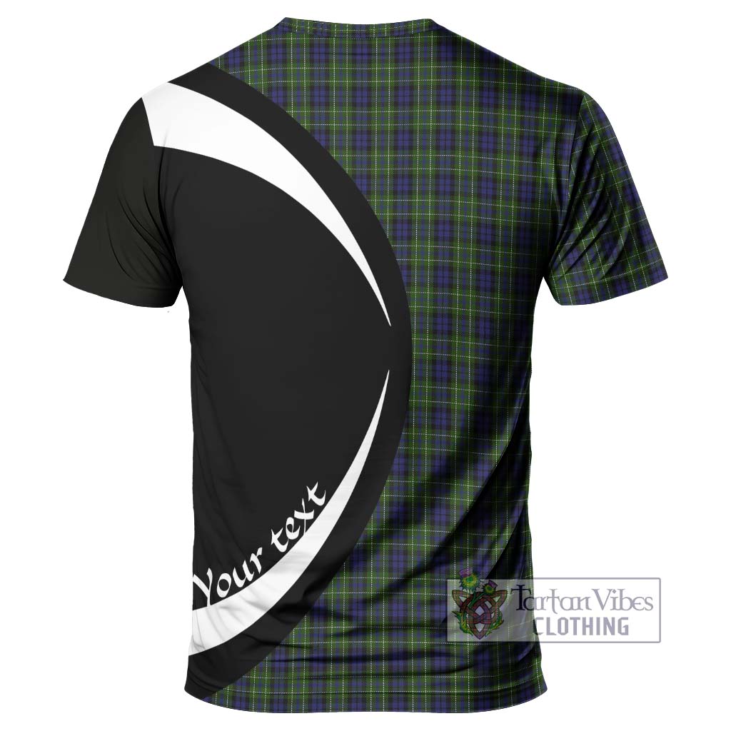 Tartan Vibes Clothing MacNeil of Colonsay Tartan T-Shirt with Family Crest Circle Style