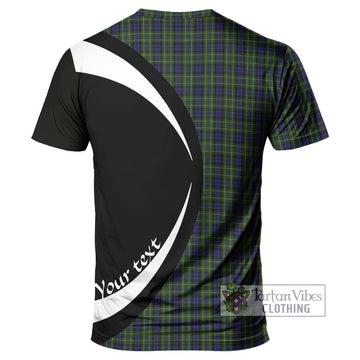 MacNeil of Colonsay Tartan T-Shirt with Family Crest Circle Style