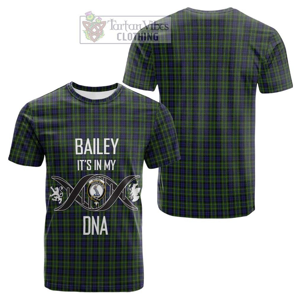 Tartan Vibes Clothing MacNeil of Colonsay Tartan Cotton T-shirt with Family Crest DNA In Me Style