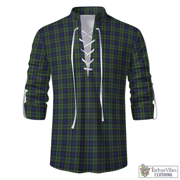 MacNeil of Colonsay Tartan Men's Scottish Traditional Jacobite Ghillie Kilt Shirt