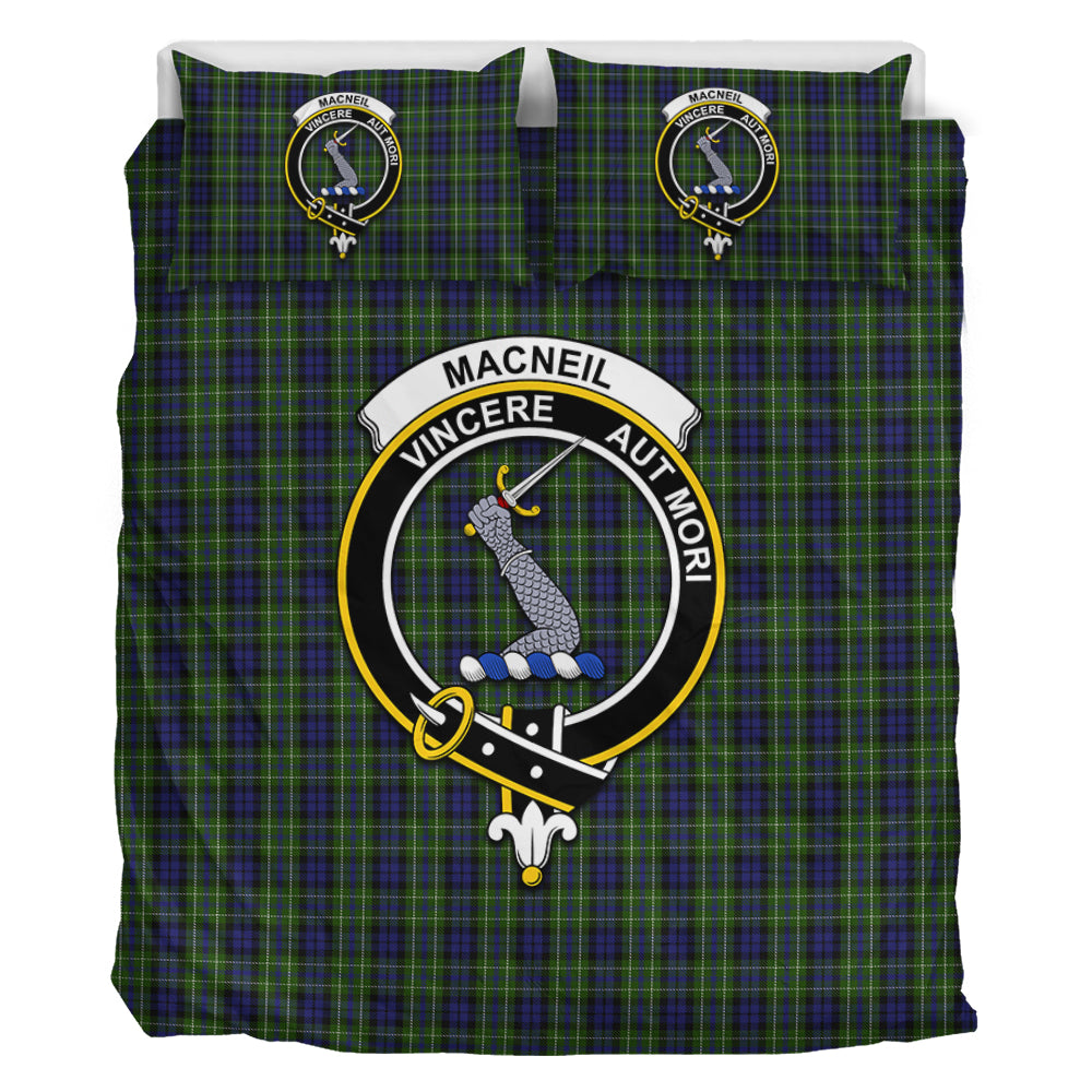 MacNeil of Colonsay Tartan Bedding Set with Family Crest - Tartan Vibes Clothing