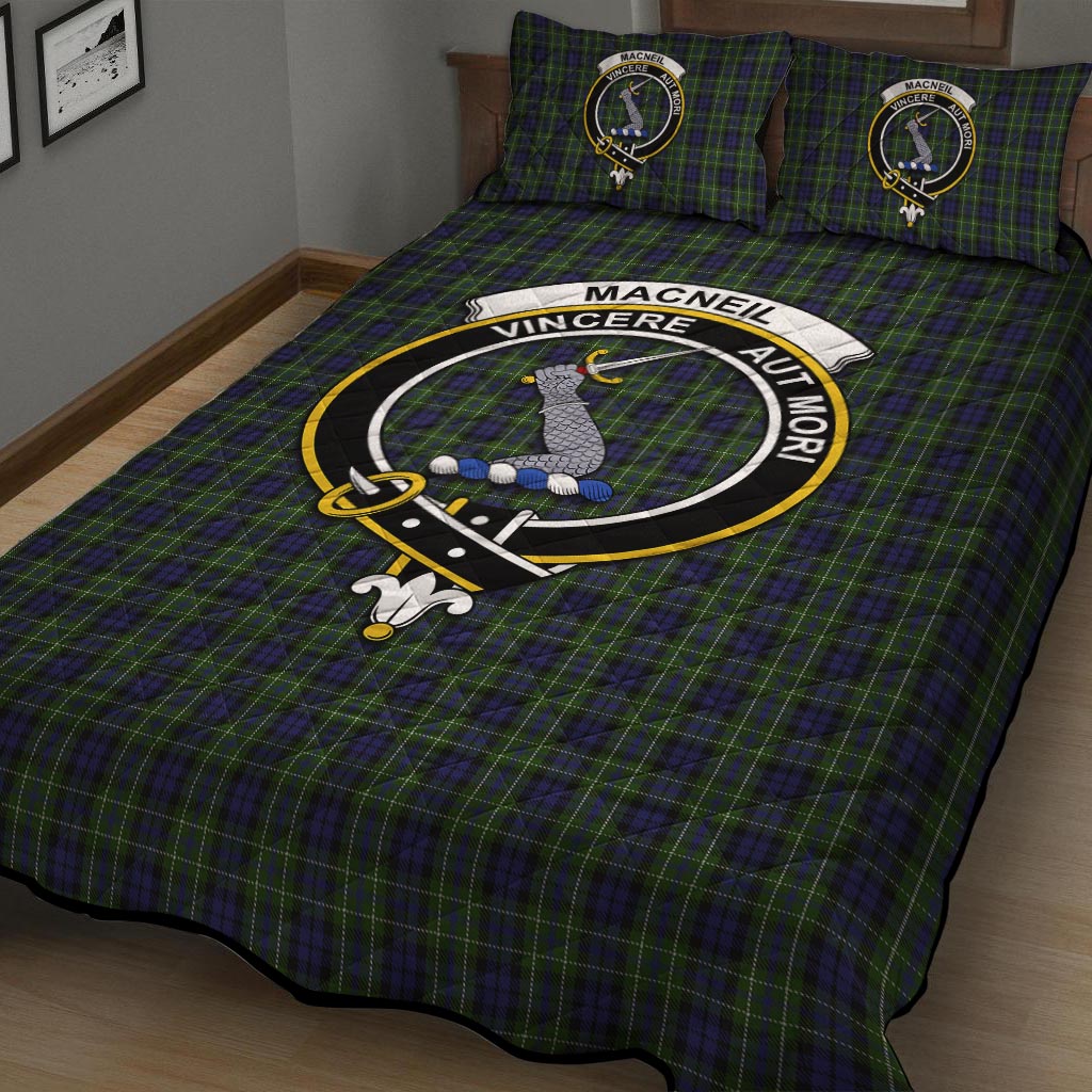 MacNeil of Colonsay Tartan Quilt Bed Set with Family Crest - Tartan Vibes Clothing