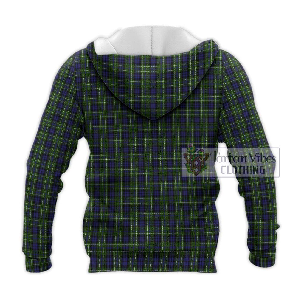 MacNeil of Colonsay Tartan Knitted Hoodie with Family Crest DNA In Me Style - Tartanvibesclothing Shop