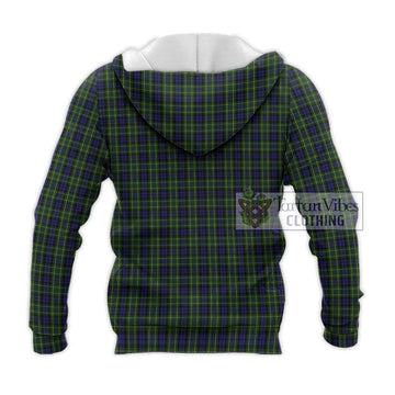 MacNeil of Colonsay Tartan Knitted Hoodie with Family Crest DNA In Me Style