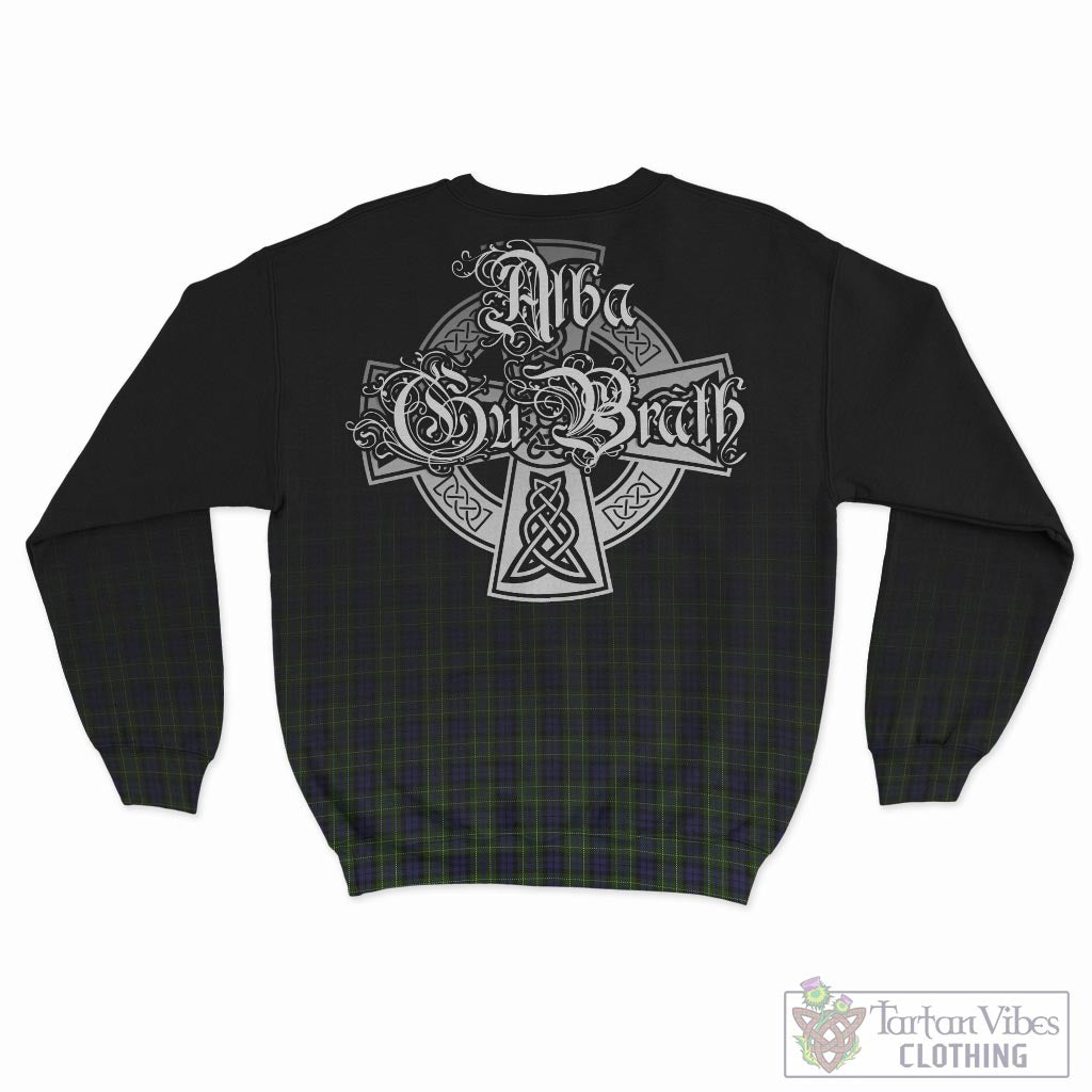 Tartan Vibes Clothing MacNeil of Colonsay Tartan Sweatshirt Featuring Alba Gu Brath Family Crest Celtic Inspired