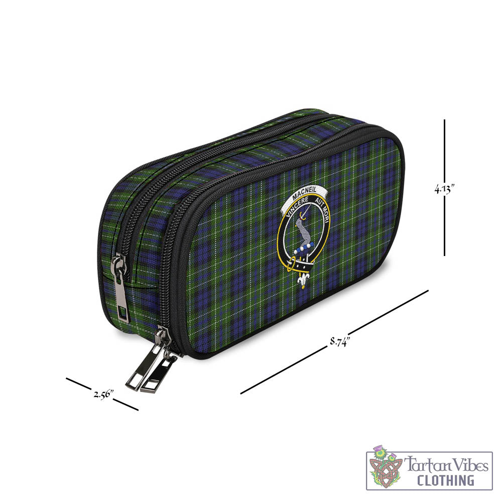 Tartan Vibes Clothing MacNeil of Colonsay Tartan Pen and Pencil Case with Family Crest