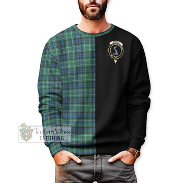 MacNeil of Colonsay Ancient Tartan Sweatshirt with Family Crest and Half Of Me Style