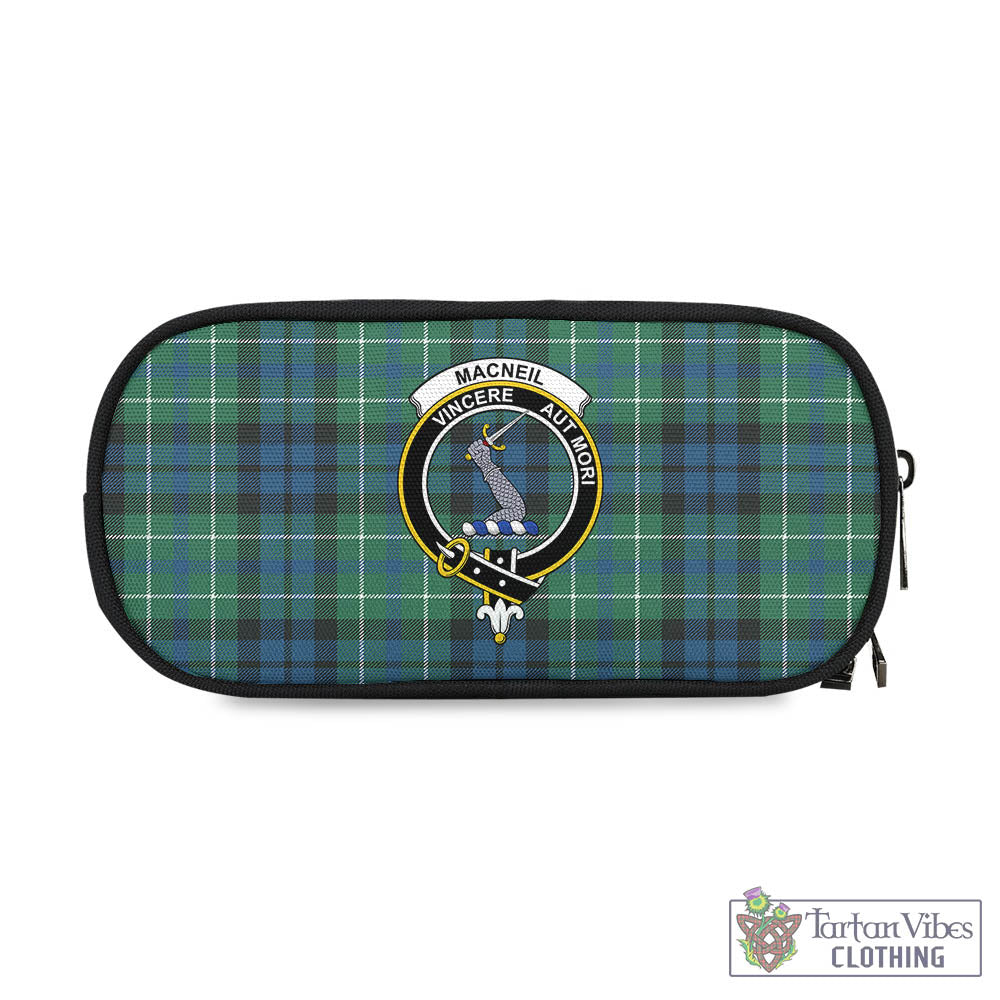 Tartan Vibes Clothing MacNeil of Colonsay Ancient Tartan Pen and Pencil Case with Family Crest