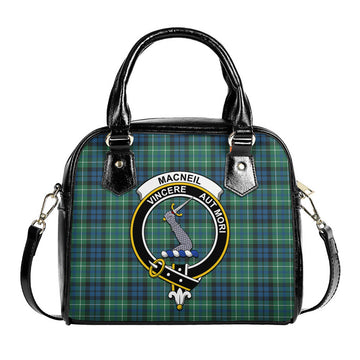 MacNeil of Colonsay Ancient Tartan Shoulder Handbags with Family Crest